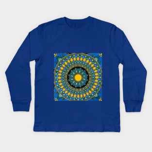 Ornate Mandala Kids Long Sleeve T-Shirt